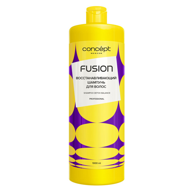 шампунь CONCEPT Fusion Detox Balance для восстановления волос 1л Нет марки