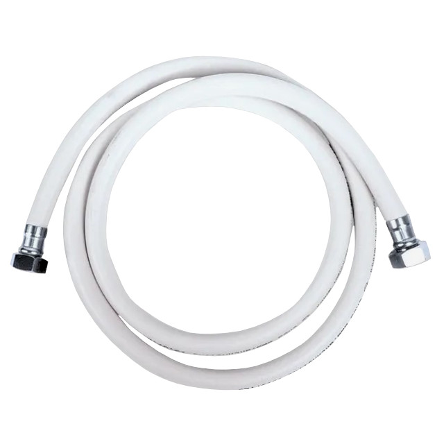 шланг газовый армированный 1/2" в/в  80см белый ELKA