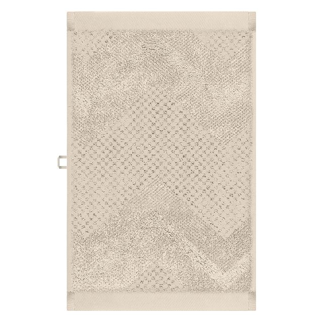 полотенце махр.TODELIA Вязание/Crocheting 30х50см молочное, арт.ПТА1715-6544/6919,567