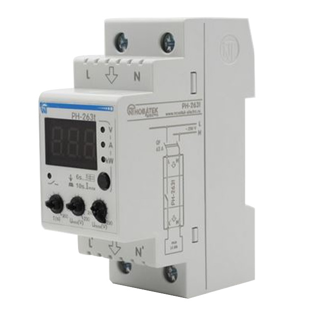 реле напряжения Новатек-Электро РН-263Т 63А