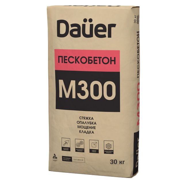 пескобетон Dauer М-300 30кг