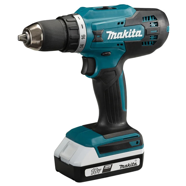 дрель-шуруповерт MAKITA DF488D002 18В Li-lon 1,5A 2 аккумулятора