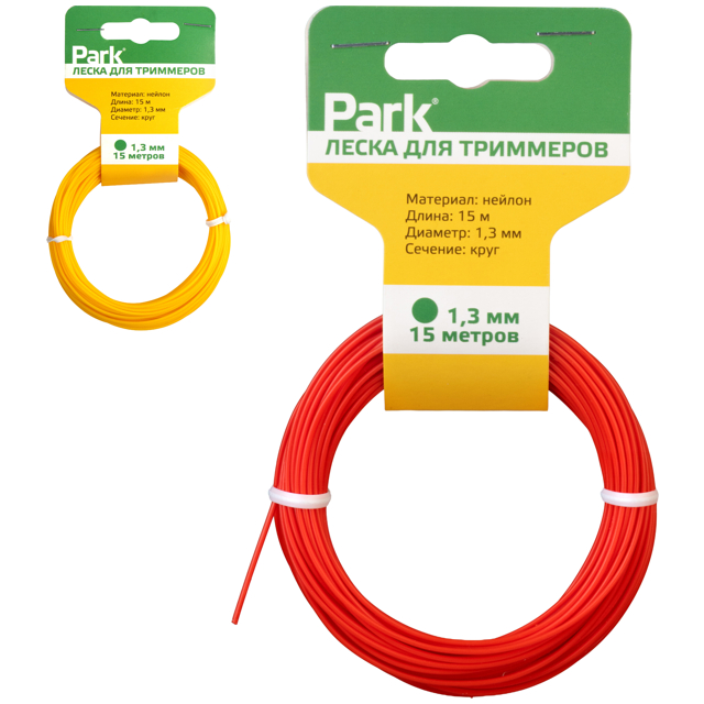 леска для триммера PARK 1,3мм 15м круг