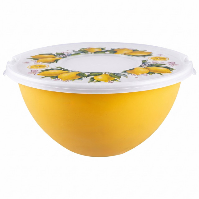 миска ПОЛИМЕРБЫТ Fresh 4л 29см пластик с крышкой