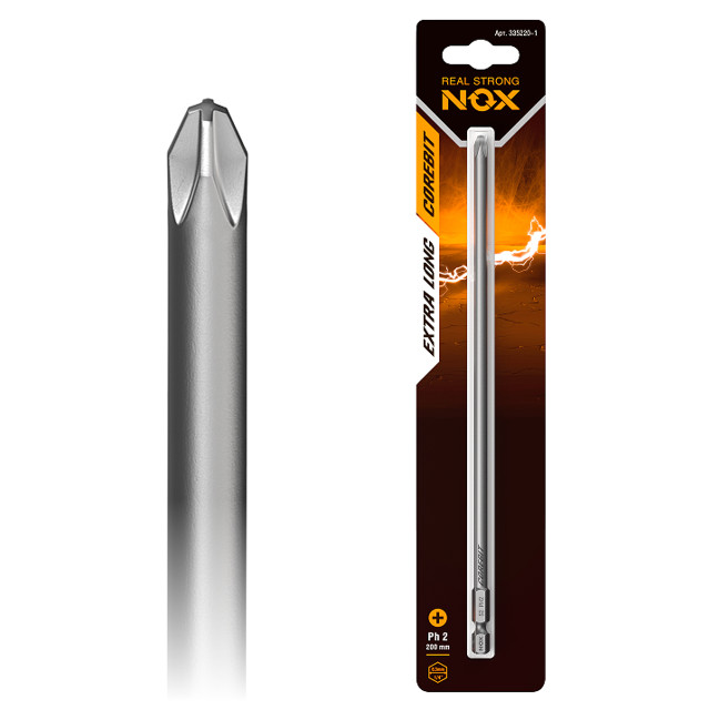 бита NOX PH2 200мм 1шт