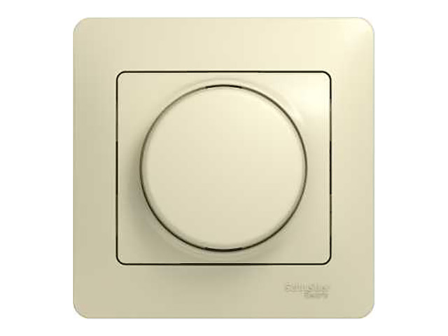 диммер поворотный SCHNEIDER ELECTRIC Glossa 300Вт бежевый