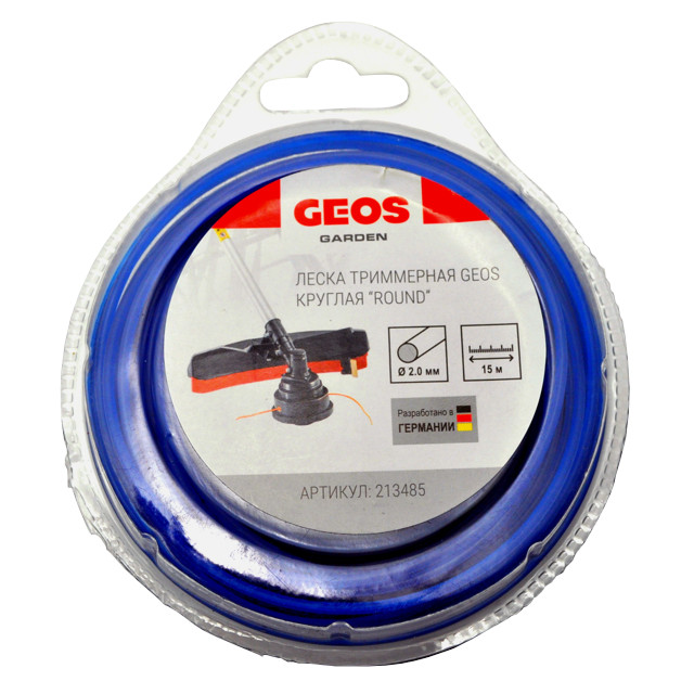 леска для триммера GEOS 2,0мм 15м круг
