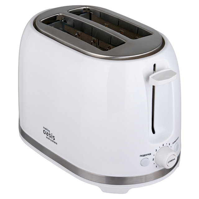 тостер OASIS TR-4W 850Вт 7 режимов белый MAKING OASIS EVERYWHERE