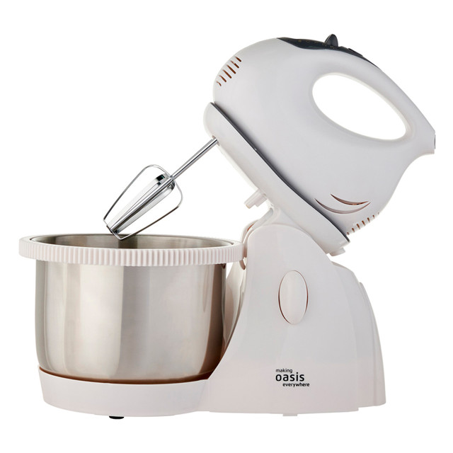 миксер планетарный OASIS MH-60W 600Вт 3 скорости белый MAKING OASIS EVERYWHERE