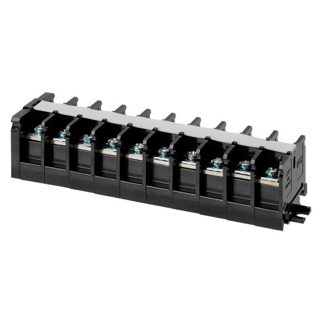 зажим винтовой TDM ELECTRIC блок 20А на DIN-рейку 10х2,5кв.мм черный