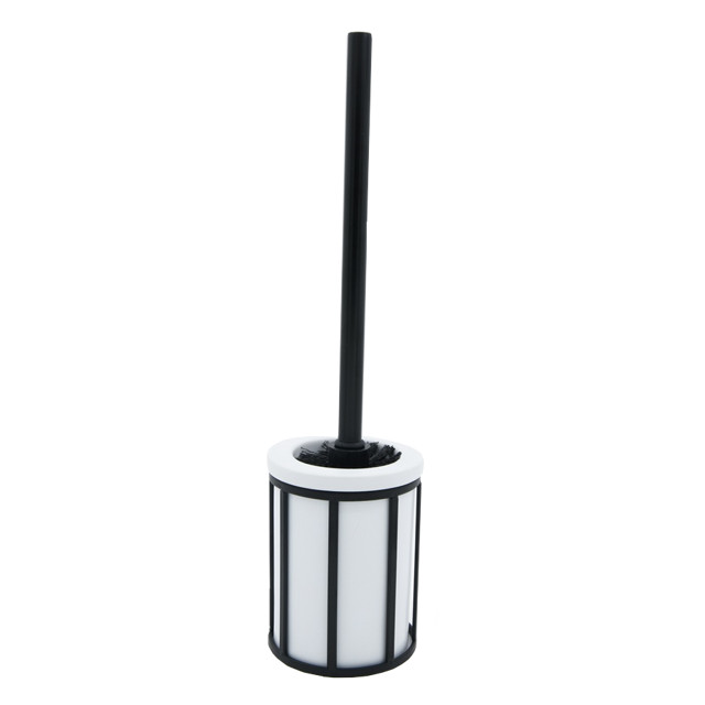 гарнитур для туалета VITARTA Metal black керамика белый