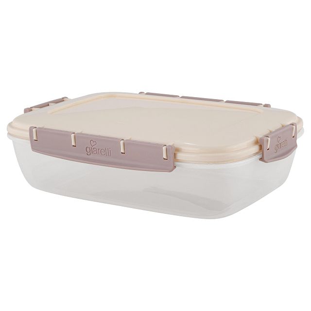 контейнер для продуктов SUGAR&SPICE 1,8л 24х17,5х7см прямоугольный пластик бежевый Не указана