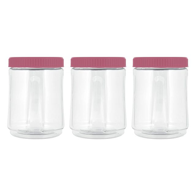 набор банок SUGAR&SPICE Honey 3шт. 0,75л пластик брусничный Нет марки