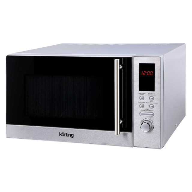 печь СВЧ KORTING KMO 823 XN 800Вт 23л серебристый