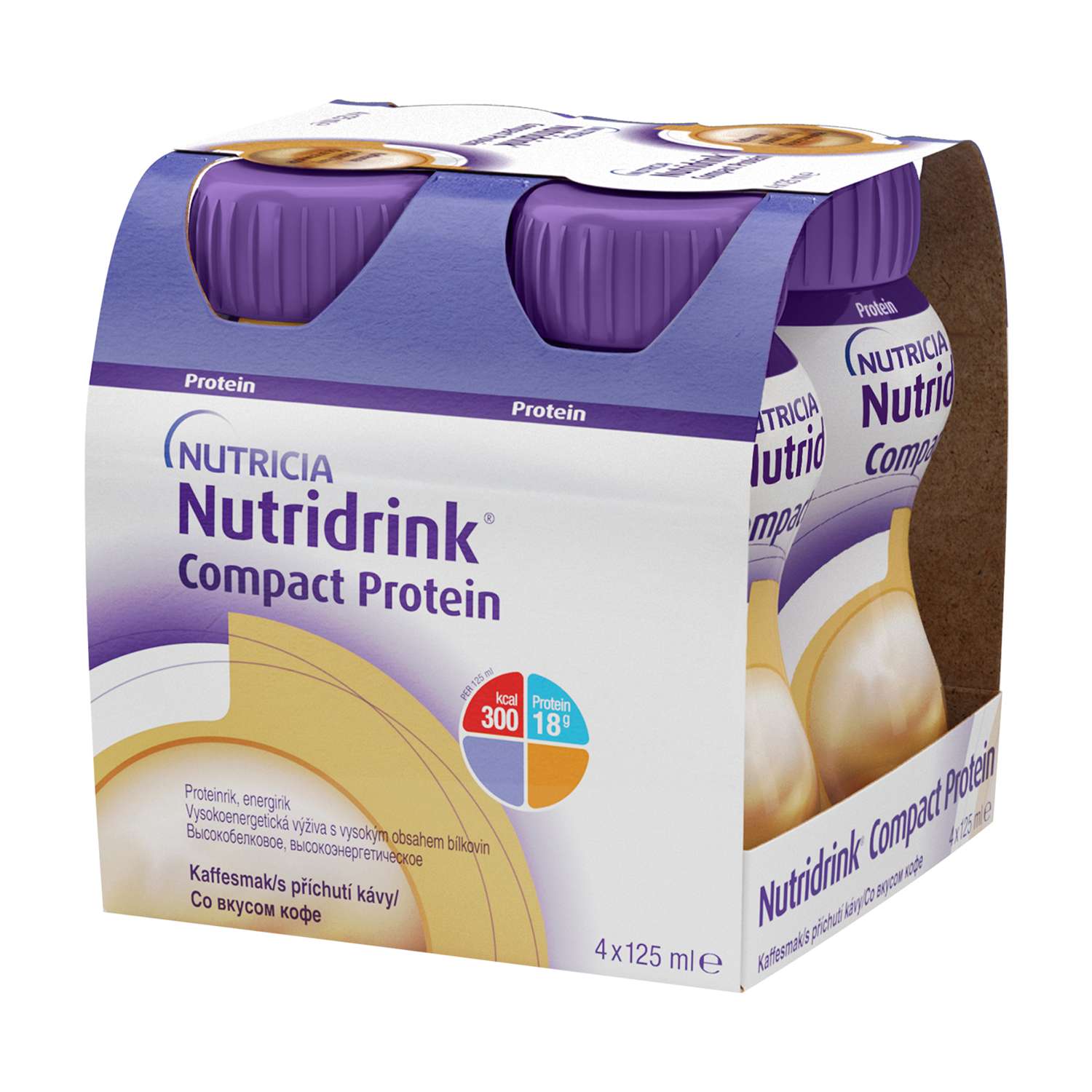 Нутридринк смесь Компакт Протеин кофе 125мл №4 Nutricia 92888