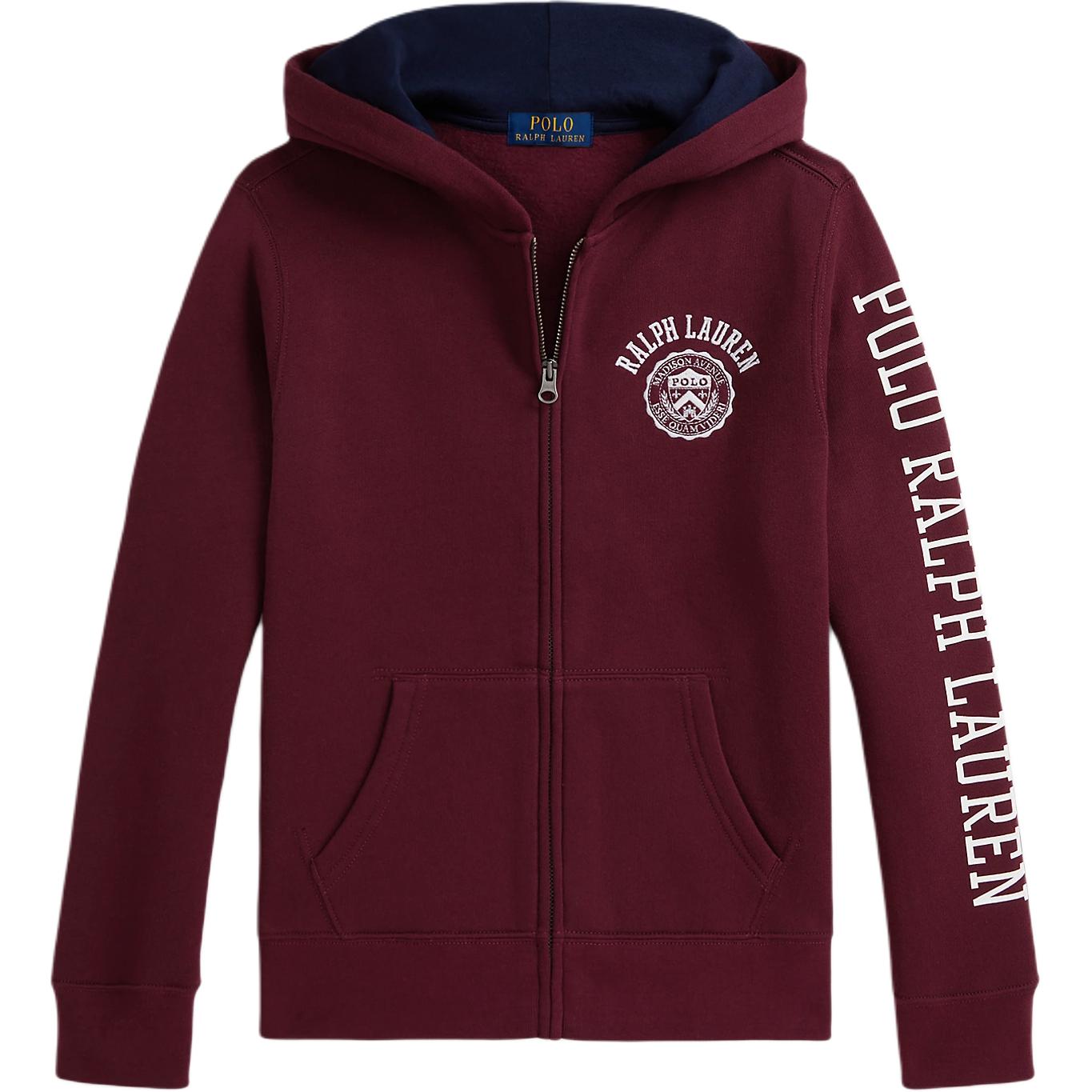Худи на молнии с логотипом Polo Ralph Lauren из флиса Детские худи 323979441-001 L black
