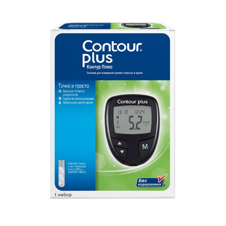 Контур Плюс Глюкометр Ascensia Diabetes Care Holding 4479234