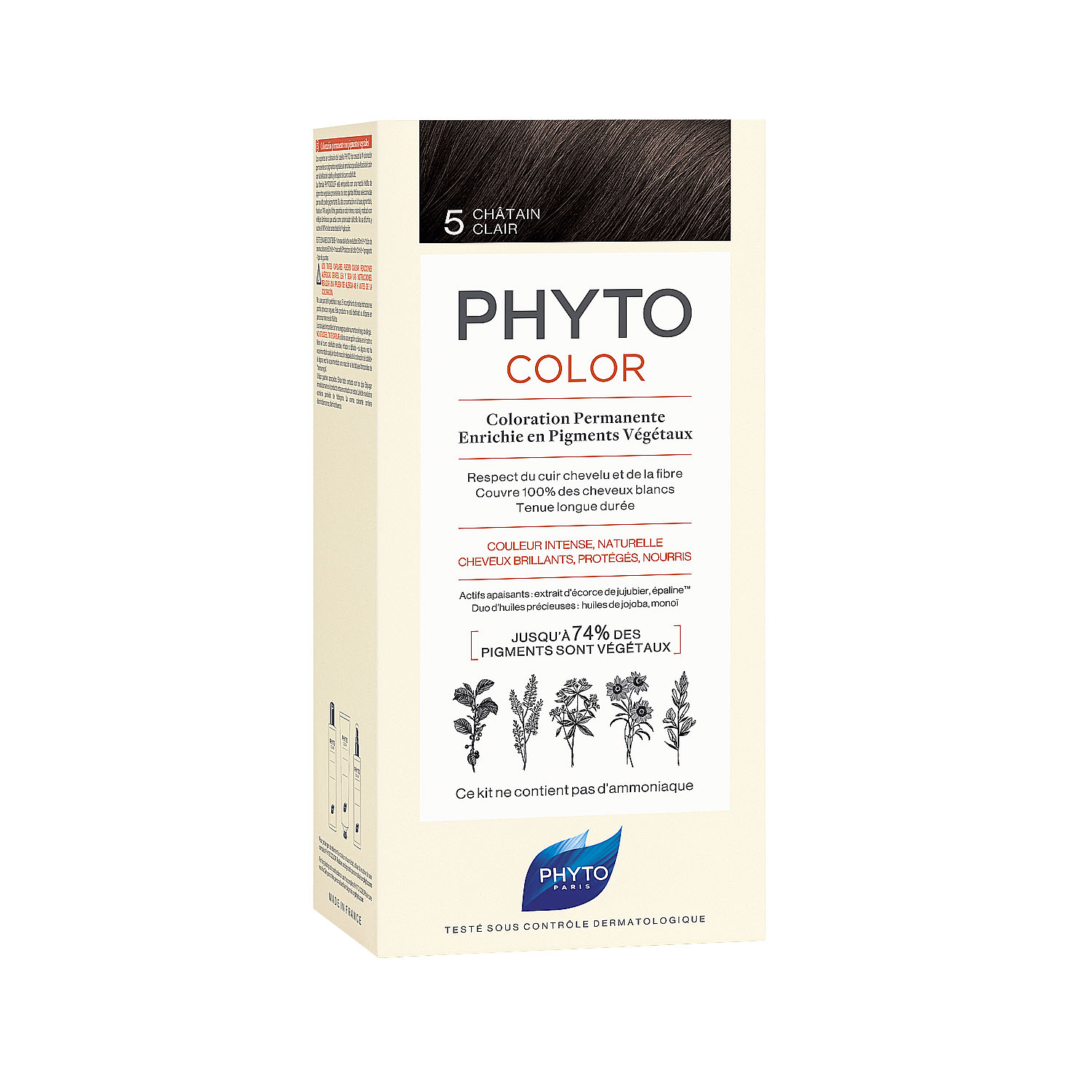 Фитосольба Фитоколор краска для волос 5 светлый шатен 50 50 12мл PH10020A99926 Lab.Phytosolba 4988466