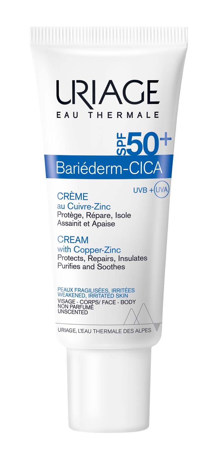 Урьяж Барьедерм цика-крем для лица SPF 50+ Cu-Zn 40мл Дерматологические Лаборатории Урьяж 107176