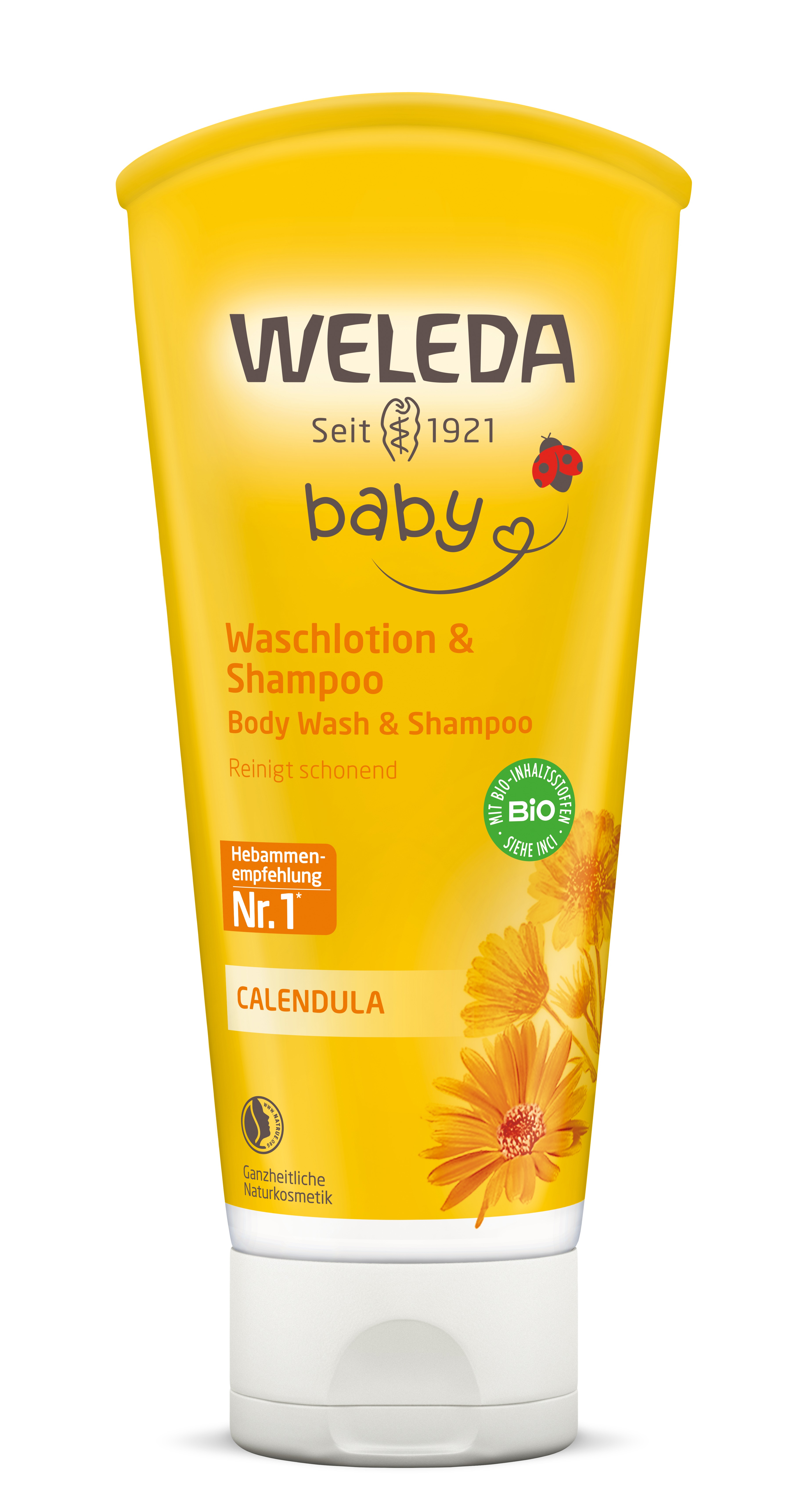 Веледа шампунь-гель для тела для детей календула 200мл 8832 Weleda AG 35931