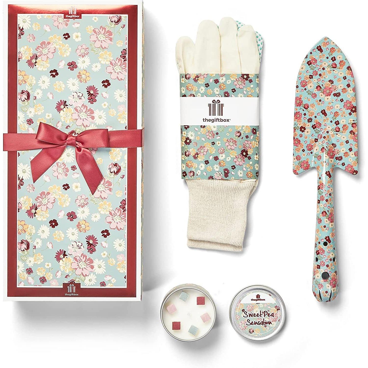Garden Set, Garden Gift Style, Gardening Tool Set, Gift Giving, Garden Tool Printed Collection Aromatherapy garden set 1 gray Sweet Story