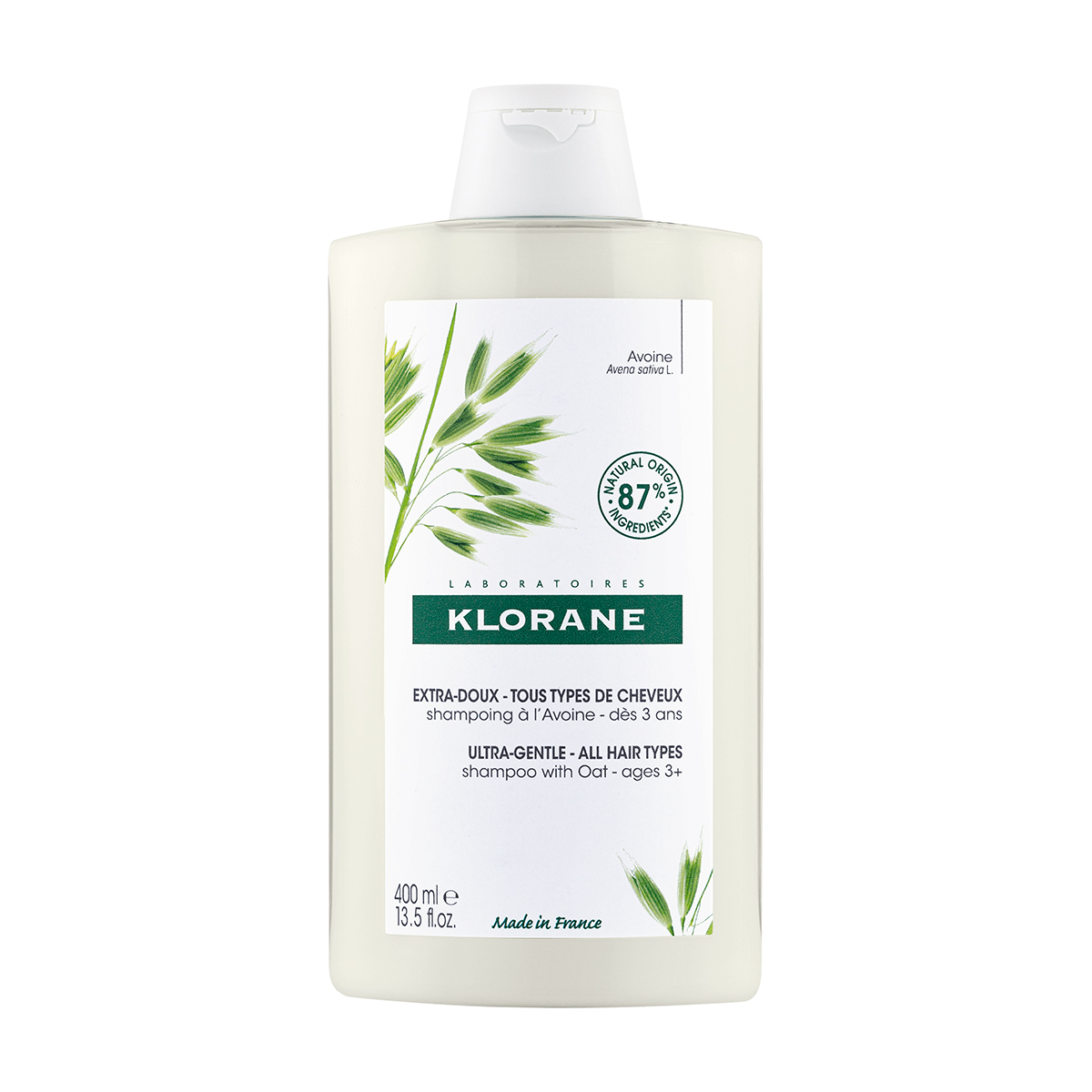 Клоран шампунь молочко овса для частого применения 400мл 636866 Lab.Pierre Fabre Dermo-Cosmetique 53414