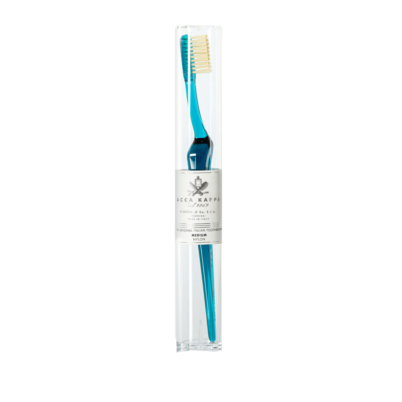 ACCA KAPPA Зубная щетка с нейлоновой щетиной средней жесткости   цвет Ocean Blue H. KRULL & C. S.p.A. 130650