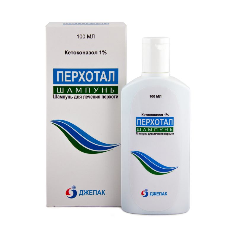 Перхотал шампунь 1% 60мл Gepach Int. 71762
