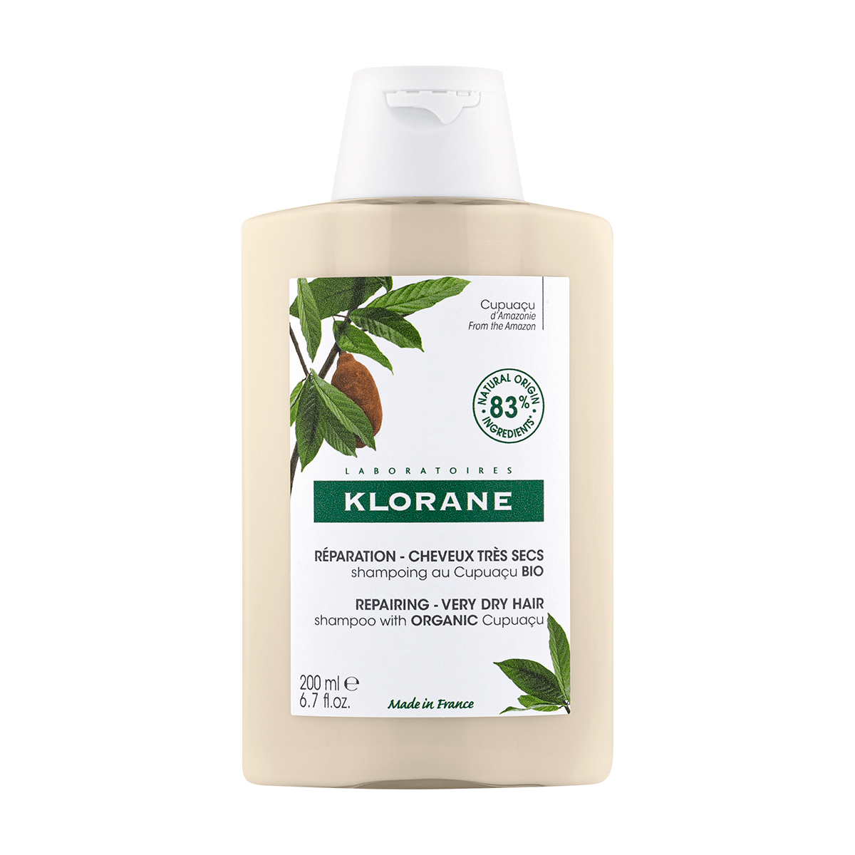 Клоран шампунь с органическим маслом Купуасу 200мл Lab.Pierre Fabre Dermo-Cosmetique 111380