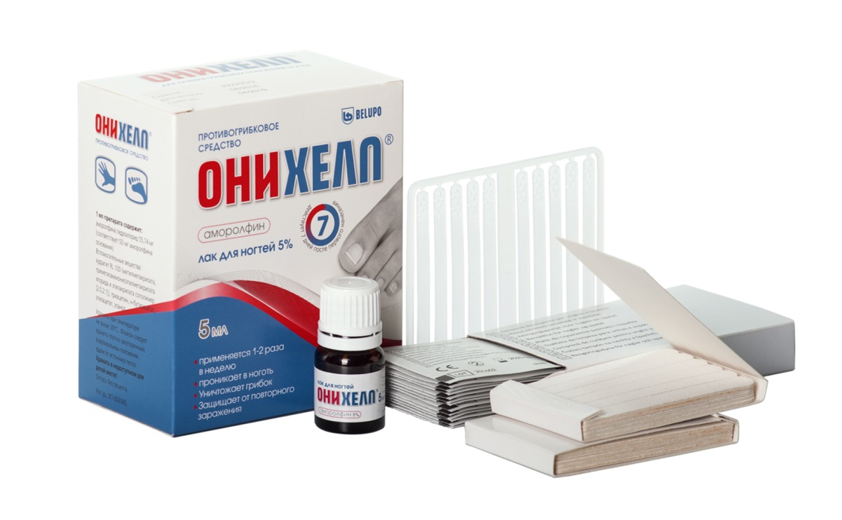 Онихелп лак для ногтей 5% 5мл Belupo 4477198