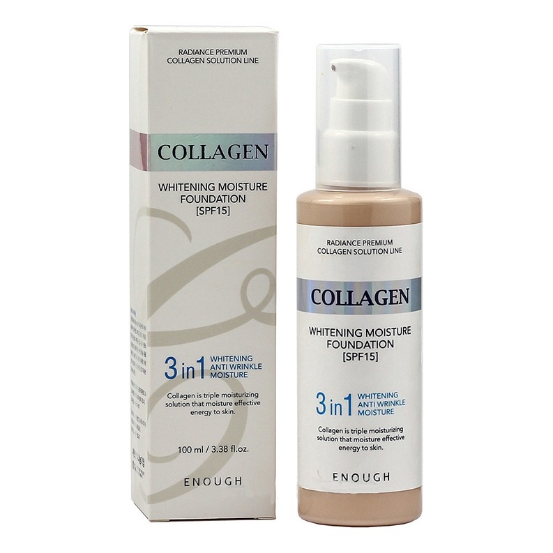 Тональный крем Enough Collagen Whitening Moisture Foundation 3 In 1