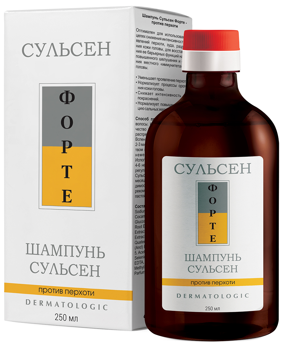 Ригла Сульсен Форте шампунь 250мл Мирролла ООО 107096
