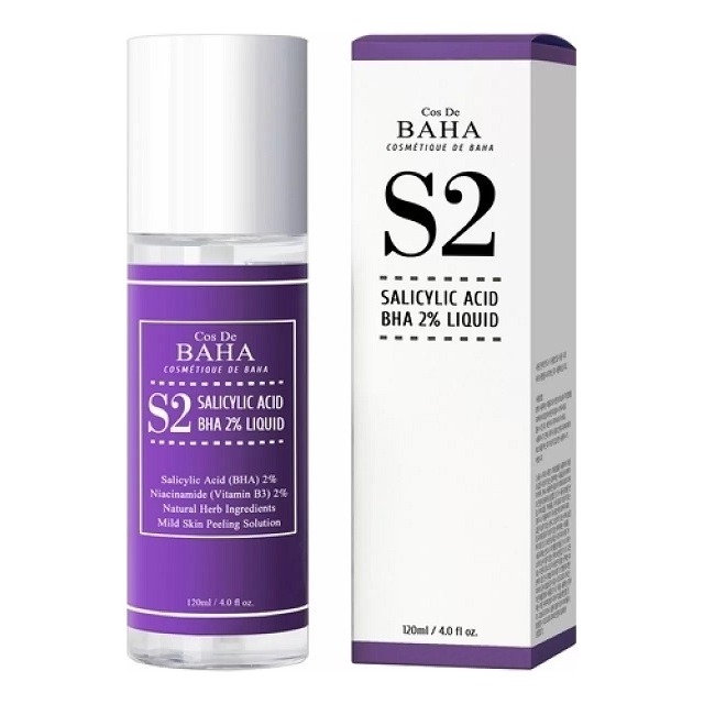 Тонер для лица Cos De Baha Salicylic Acid BHA 2% Liquid (S2)