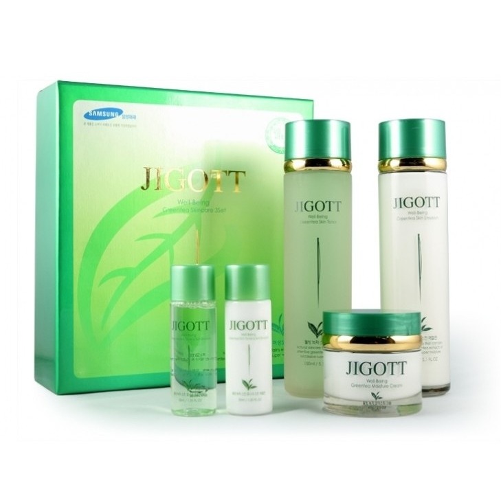Набор для лица Jigott Well-Being Greentea Skin Care 3