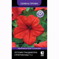 Петуния грандифлора Суперкаскад Ред (Семена Профи)(срок реализации до конца 2026 г) Интернет-магазин семян и посадочного материала onlinesemena.ru