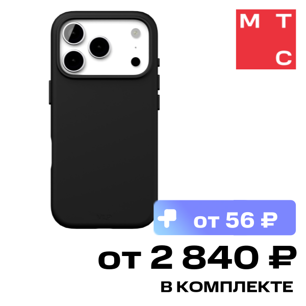 Чехол-накладка VLP Aster Pro Case с MagSafe для iPhone 17 Pro Черный