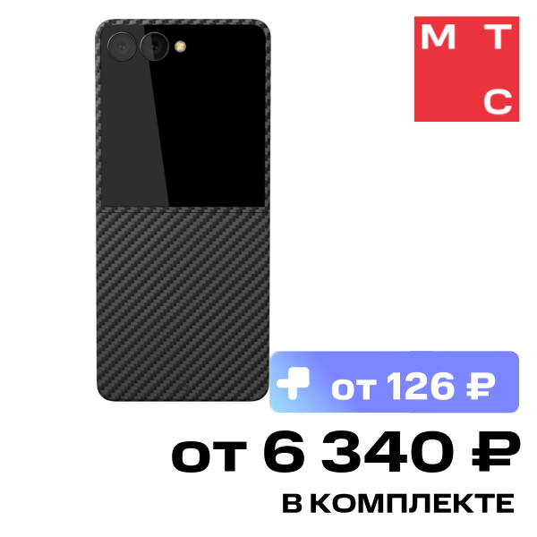 Чехол-накладка VLP Kevlar Case с MagSafe для Samsung Z Flip7 Черный