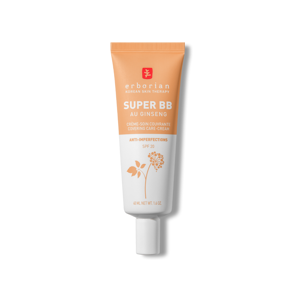 SUPER BB крем для лица, тон Золотистый 40 мл Erborian