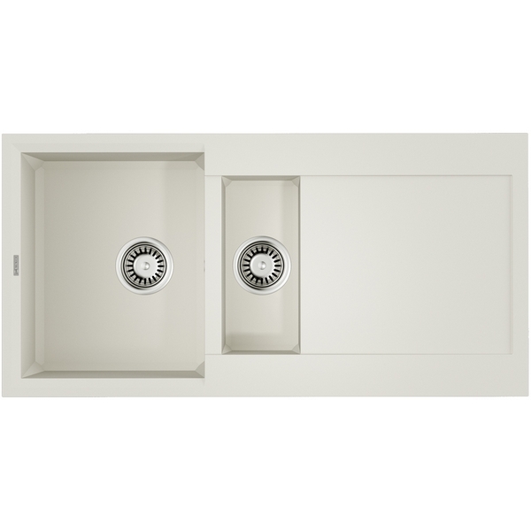 Мойка Omoikiri Sakaime 100-2-WH Tetogranit/белый 4993895