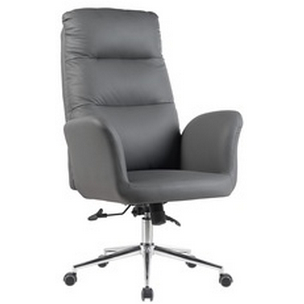 Кресло руководителя TopChairs Solid NC серый арт.УТ000041632