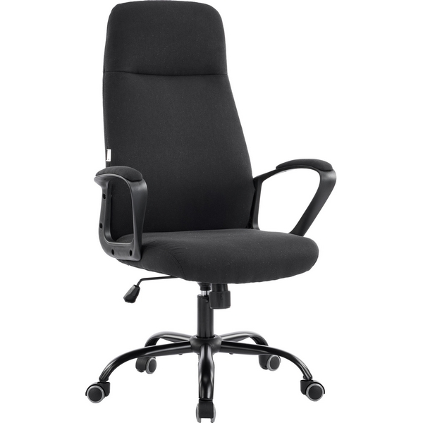 Стул для офиса руководителя текстиль Everprof Smart ткань черный EP Smart F Black