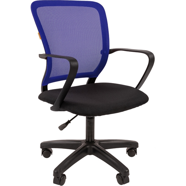 Кресло офисное на колесиках синее Chairman 698LT TW-05 синий CHAIRMAN