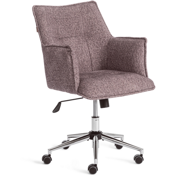 Кресло Lutz/Лутц/Луц хром велюр/букле, VT shape wood rose Tetchair 25479