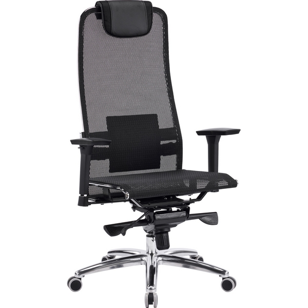 Кресло Everprof Deco Lux (Дэко Люкс) Сетка Черный EP Deco Lux M Black