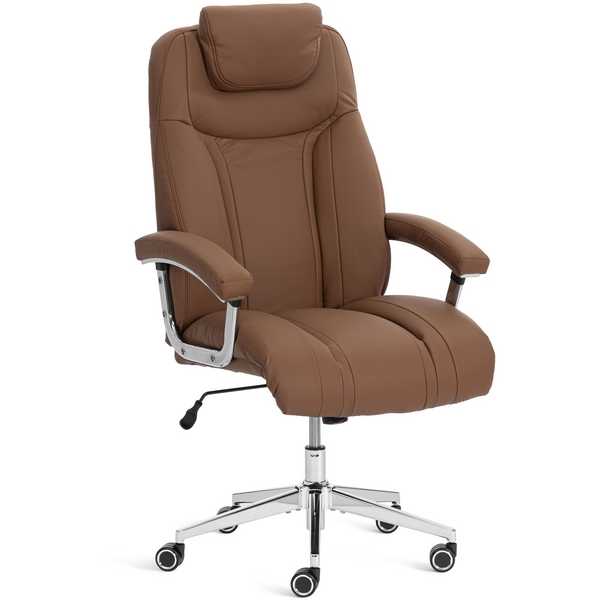 Кресло Траст Люкс/Trust Lux экокожа LUX Classic 18-24, коричневый Tetchair 25697