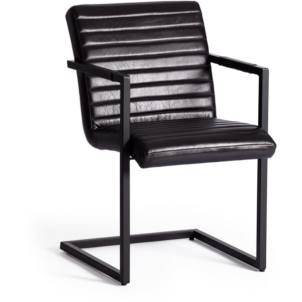 Кресло Secret de Maison Пилот/Pilot (мод. 2209b) металл/кожа буйвола, 54х60х91см, черный Tetchair 20562
