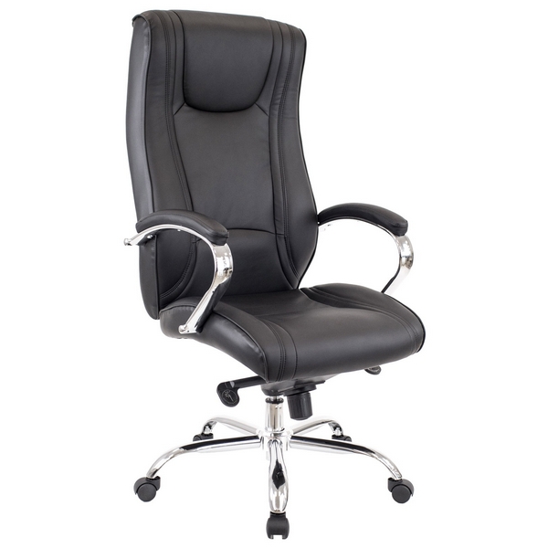Кресло руководителя Everprof King M Кожа Коричневый EC-370 Leather Brown