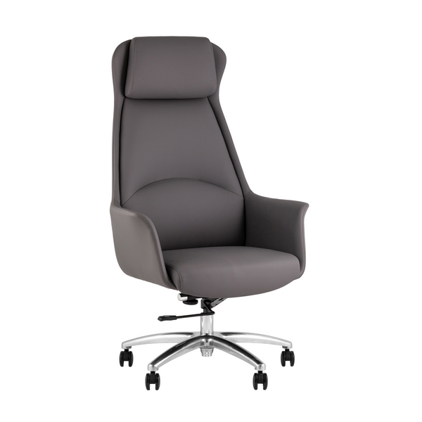 Кресло руководителя TopChairs Viking NEW серое арт.УТ000039424