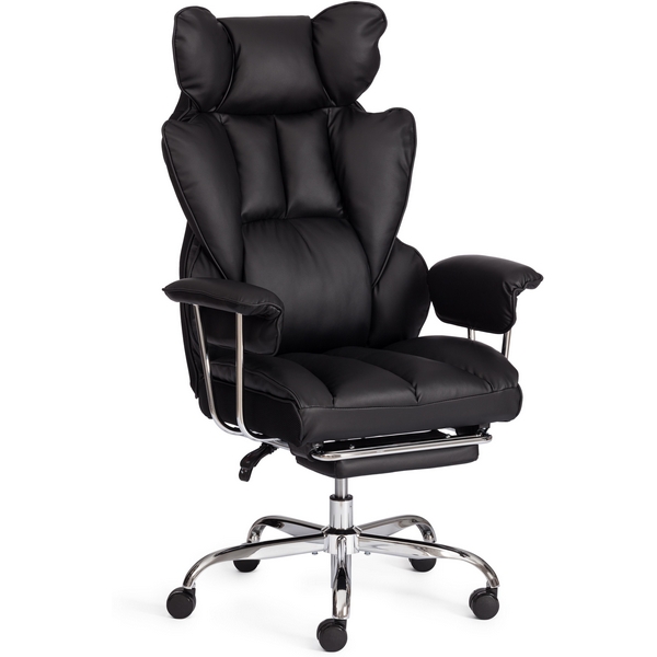 Стул с основанием-звездой Comfy CR Tetchair (искусственная кожа/черный) 24856