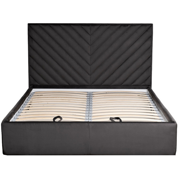 Кровать Milano Basic c подъем.мех.велюр серый Colt1003 173*220*125 Garda Decor MILANO BASIC2К-160M-Colt1003